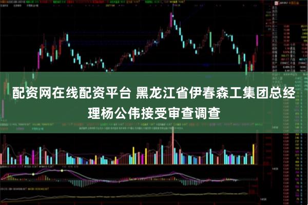 配资网在线配资平台 黑龙江省伊春森工集团总经理杨公伟接受审查调查